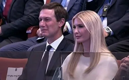 Trump Jokes About Ivanka and Jared Kushner’s Marriage During Israel Peace Speech