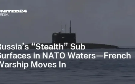 Russian Stealth Submarine Emerges in NATO Waters Prompting French Warship Response