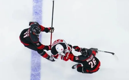 Luke Hughes Shines with Two Points in Exciting Season Debut