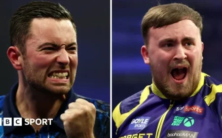 Live Updates and Scores: Luke Littler vs Luke Humphries in the 2025 World Grand Prix Darts Final