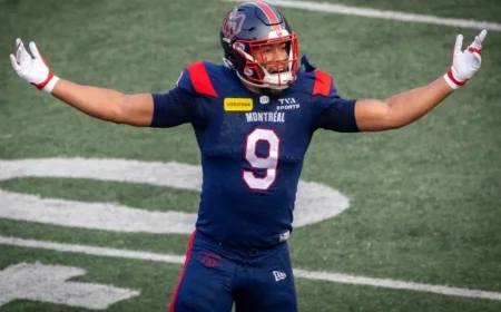 Montreal Alouettes Geoffrey Cantin-Arku Leads as the Captain Without a “C”