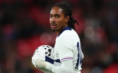 Djed Spence Shines in England Match and Celebrates in Signature Style