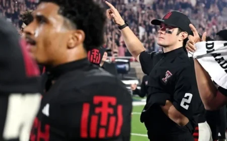 Texas Tech QB Morton Faces Day-to-Day Uncertainty with Leg Injury