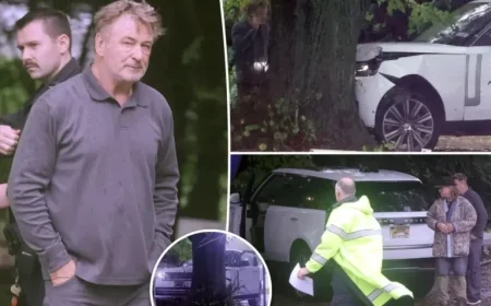 Alec Baldwin’s Range Rover Collides with Tree in Hamptons Exclusive Details