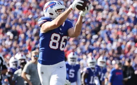 Bills face Falcons tonight missing key players TE Kincaid and WR Samuel