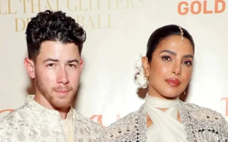 Priyanka Chopra Stuns New York Diwali Party with Desi Glam in Sarong-Style Choli