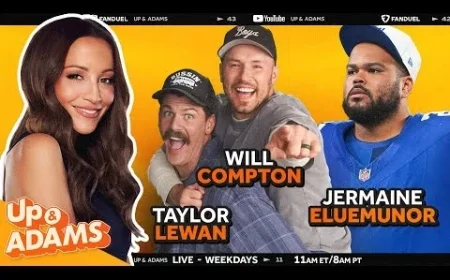 Reactions to Bills vs Falcons and Bears vs Commanders featuring Bussin with the Boys and Giants Jermaine Eluemunor