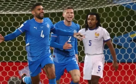 France Player Ratings vs Iceland No Kylian Mbappe No Win Gutsy Iceland Secures Draw in Thrilling World Cup Qualifier as Didier Deschamps’ Team Struggles Without Real Madrid Star
