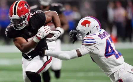 Bijan Robinson’s Record-Breaking Run Leads Atlanta Falcons to Victory Over Buffalo Bills