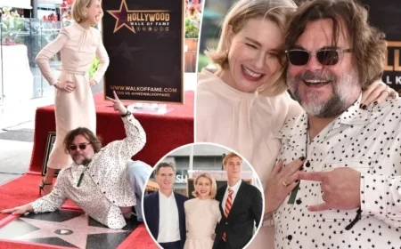 Jack Black shines at Naomi Watts Hollywood Walk of Fame star ceremony