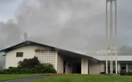 Devastating Fires Strike Church Meetinghouses Across New Zealand and New Caledonia