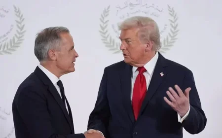 Carney Visits Egypt for Signing of Gaza Peace Deal and Lauds Hostage Release