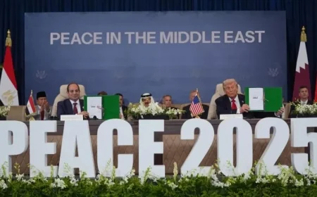 Egyptian President Calls Trump’s Gaza Plan the Final Opportunity for Peace