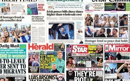 Tuesday’s Newspaper Front Pages: Key Highlights and Top Stories