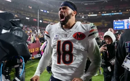Caleb Williams Leads Bears to Thrilling Last-Second Victory Against Washington Boosting Team Morale