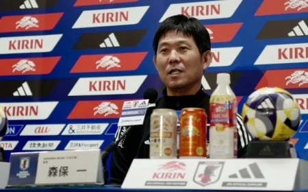 Moriyasu Sets Sights on Victory Against Brazil