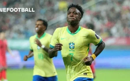 Vinicius Takes Charge as Rodrygo Excluded from Brazil’s Starting XI Against Japan