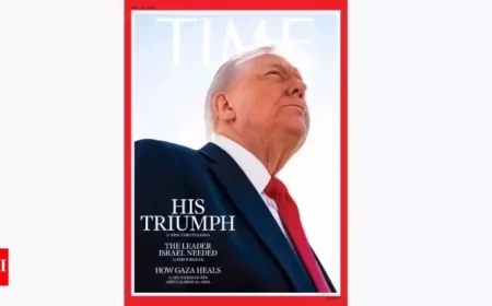 Trump’s Controversial Peace Deal Lands Time Magazine Cover Amidst Photo Dispute