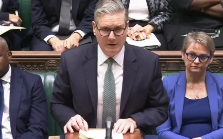 Starmer Highlights How Recognising Palestine Contributed to Gaza Peace Efforts to MPs