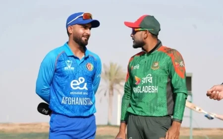 Live Score Updates and Detailed Commentary for AFG vs BAN 3rd ODI