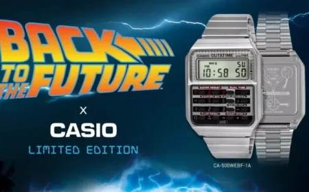 Travel Back to 1985 with Casio’s £115 Limited-Edition Back to the Future Watch