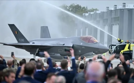 Belgium Welcomes First F-35 Jets as Three Arrive and One Faces Technical Issue