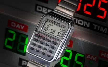 Rediscover the Future with Marty McFly’s Iconic Calculator Watch on the 40th Anniversary of the Film