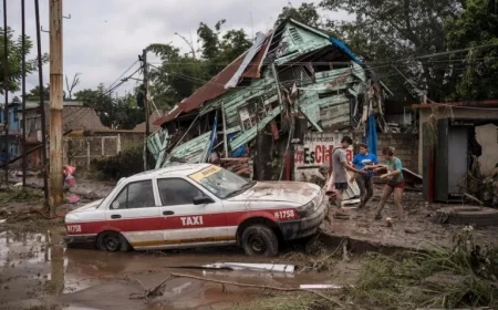 Torrential Rains in Mexico Cause Devastating Floods and Landslides Leaving 44 Dead