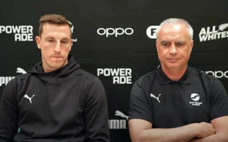 Exciting Pre-match Insights from All Whites Stars Chris Wood and Darren Bazeley in Must-Watch Media Briefing