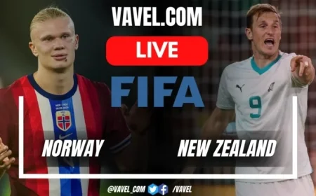 Live Score Updates Norway vs New Zealand Friendly Match Showdown