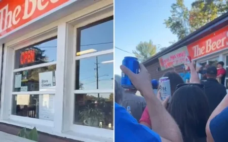 Ontario Town Hosts Heartfelt Funeral for Closing of Iconic 75-Year-Old Beer Store