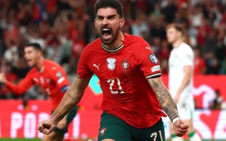 Portugal secures thrilling injury-time victory over Ireland in World Cup qualifier
