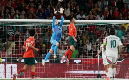 Ronaldo Scores Twice as Hungary Holds Portugal to a Draw