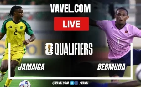 Live Score Updates Jamaica vs Bermuda in World Cup Qualifiers Match