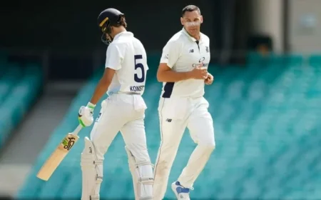 Konstas and Boland Face Off in Crucial Battle as Ashes Selection Nears