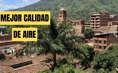 Discover the Colombian Town with the Best Air Quality According to AI