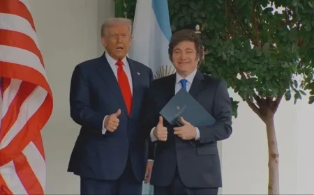 Milei Meets Trump at White House as $20 Billion US Bailout Talks Intensify