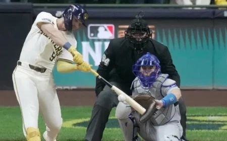 Jake Bauers Starts in Left Field as Brewers Aim to Even NLCS Series