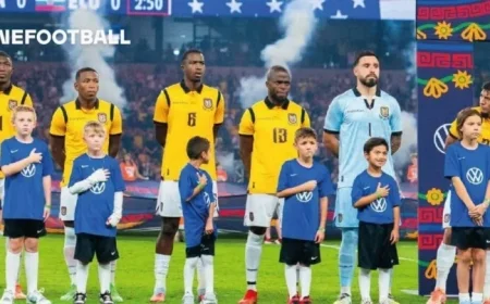 Ecuador’s Possible Lineup Against Mexico Without Pervis Estupiñán