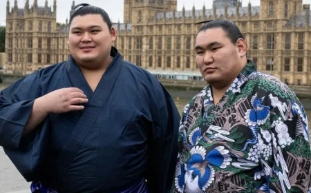 Yokozuna Hoshoryu Tomokatsu and Onosato Daiki to Shine as Sumo Stars Head to London’s Royal Albert Hall
