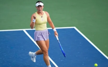 Lulu Sun Advances at Prestigious WTA Event in China