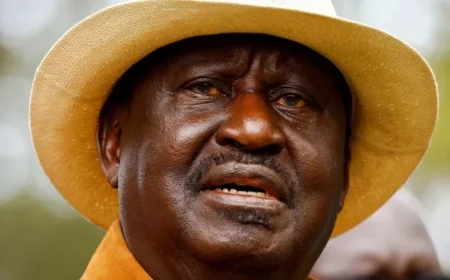 Sources report the death of former Kenyan Prime Minister Raila Odinga