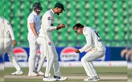 Live Score Update for Pakistan vs South Africa 1st Test Day 4: Thrilling Conclusion Expected as South Africa Sets Sights