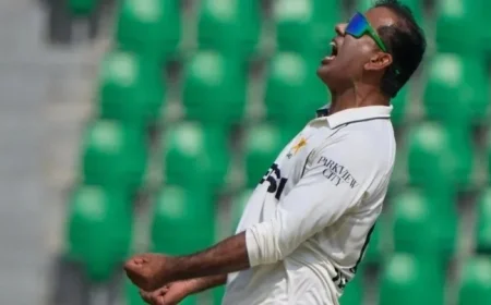 Pakistan nears triumphant victory against reigning world test champion South Africa in series opener
