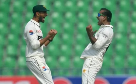 Noman and Afridi Shine in Dominant First Test Victory Against South Africa