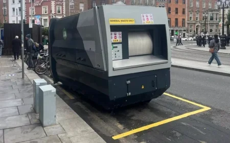 Dublin’s South Inner City Embraces New Era with Installation of Waste Compactors Ending Bin Bag Dependence