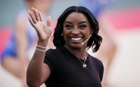 Simone Biles to Participate in 2028 L.A. Olympics in Some Role Reports The Athletic