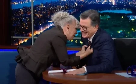 Bette Midler Embraces Emotions Singing a ‘Lord of the Rings’ Twist on ‘Wind Beneath My Wings’ for Colbert Farewell Video