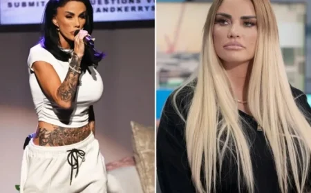 Katie Price Shocks Audience with Allegations Against British TV Star During Live Stage Show