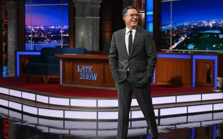 Legendary Singer Dedicates Heartfelt Song to Stephen Colbert Suggesting He Deserves a More Worthwhile Gig